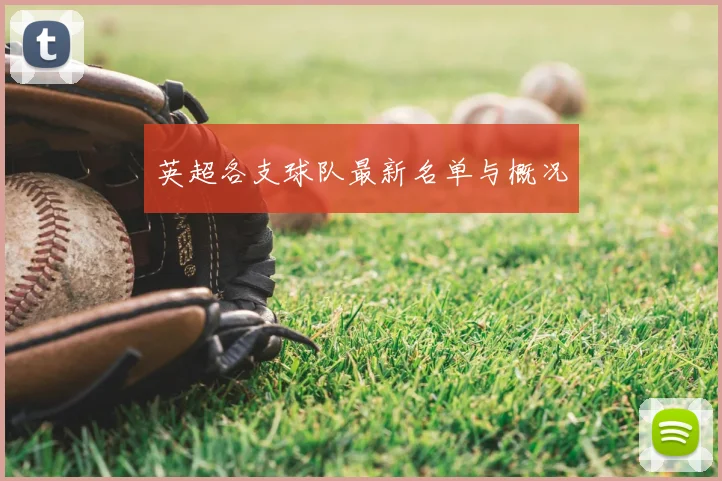 英超各支球队最新名单与概况